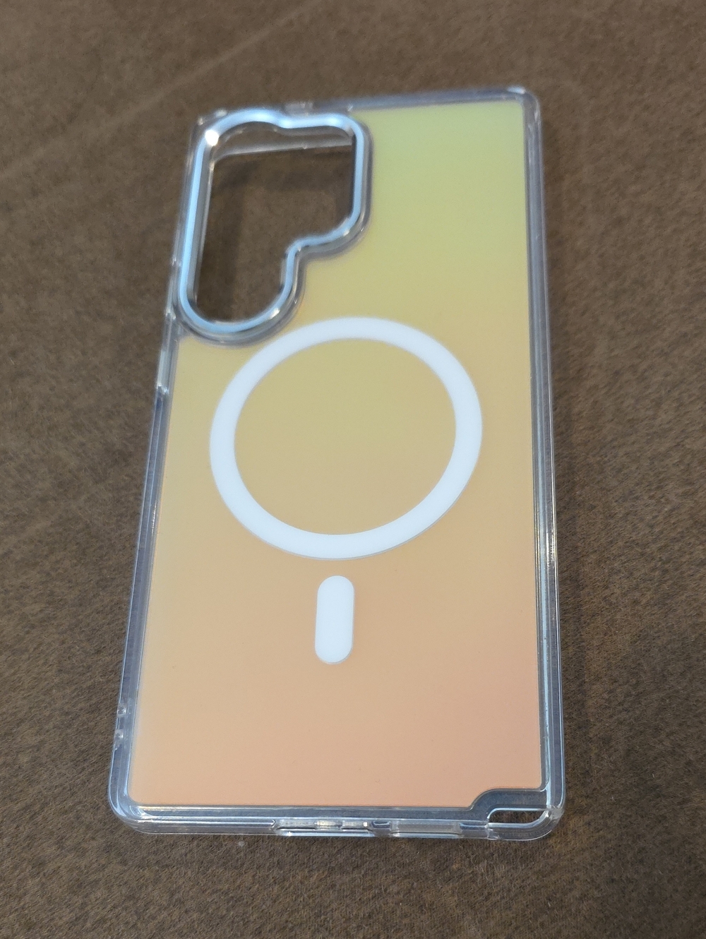 MagSafe-Compatible Gradient Yellow Orange Phone Case Samsung S25 Ultra.